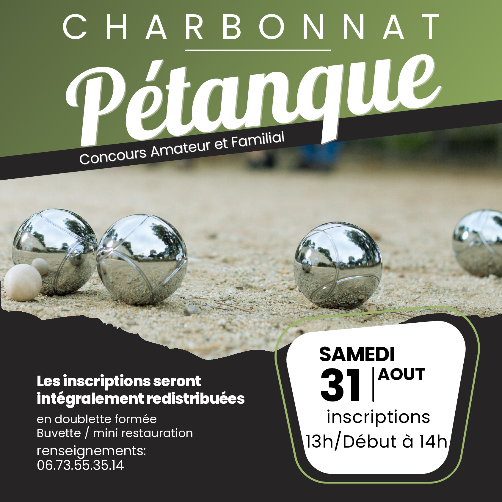 concours de pétanque