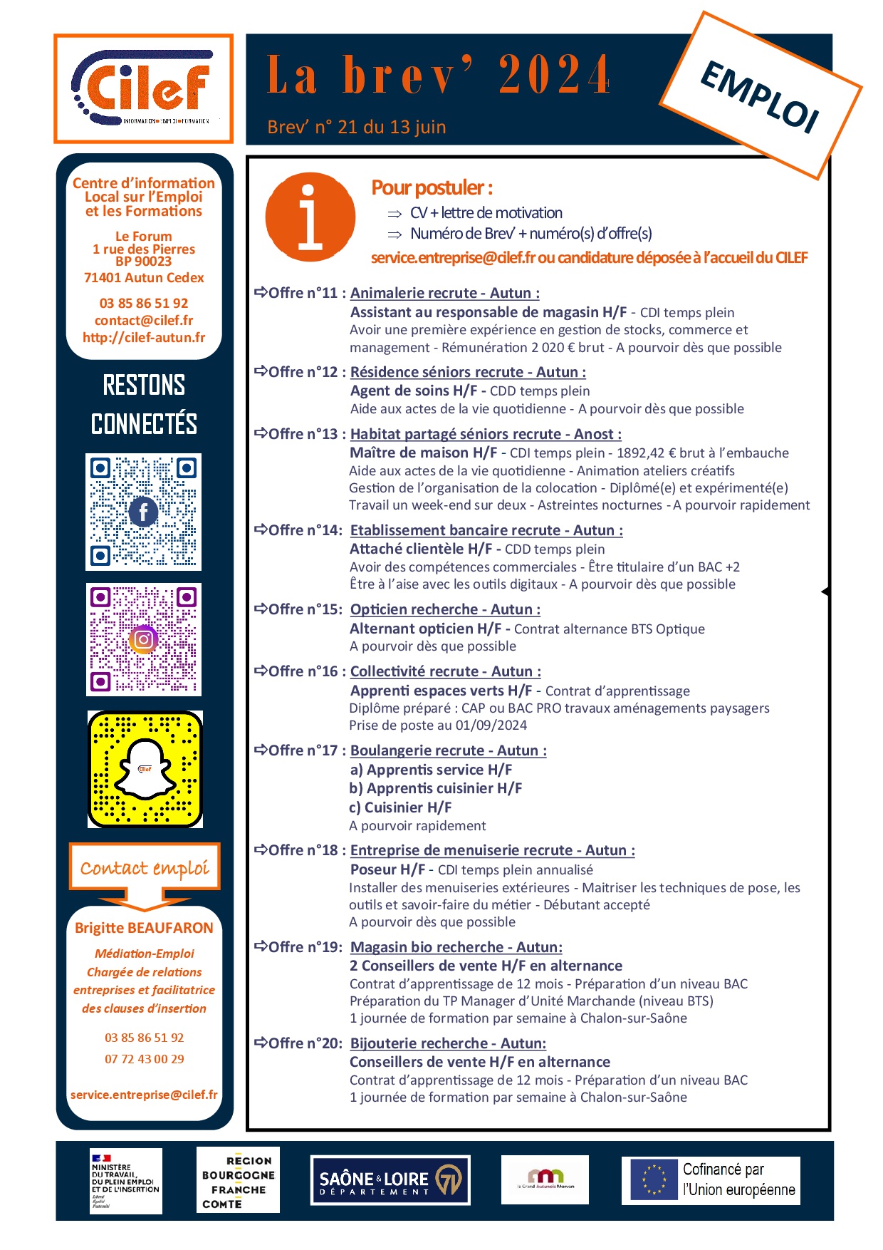 brev'emploi 21