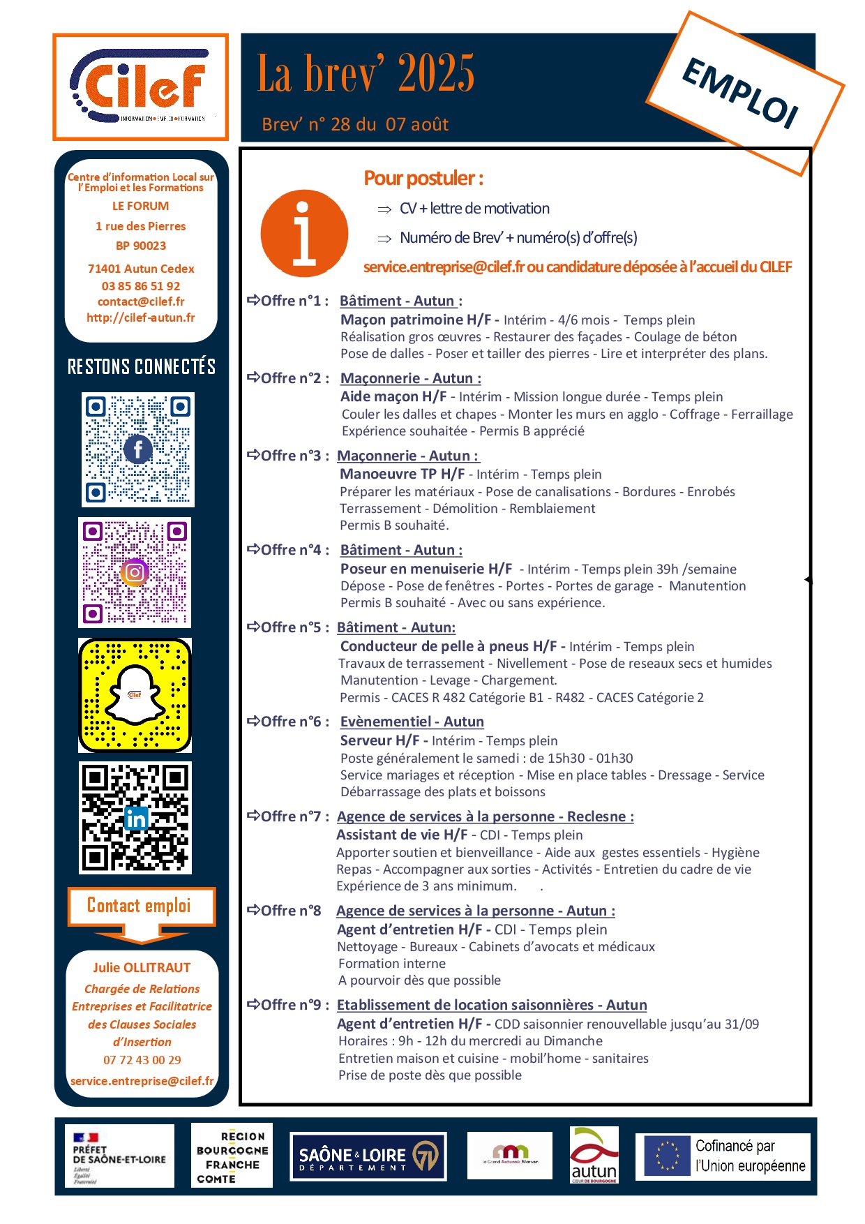 brev'emploi 28