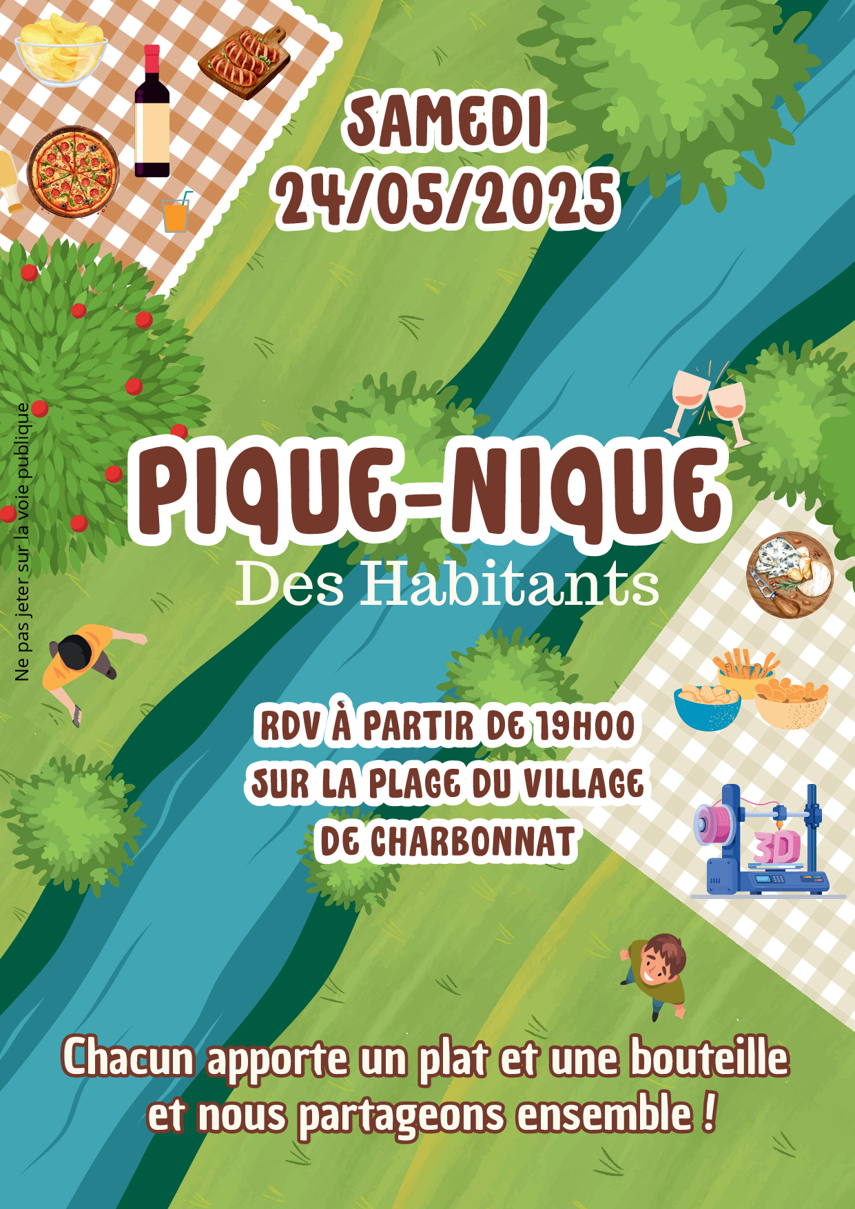 pique nique des habitants