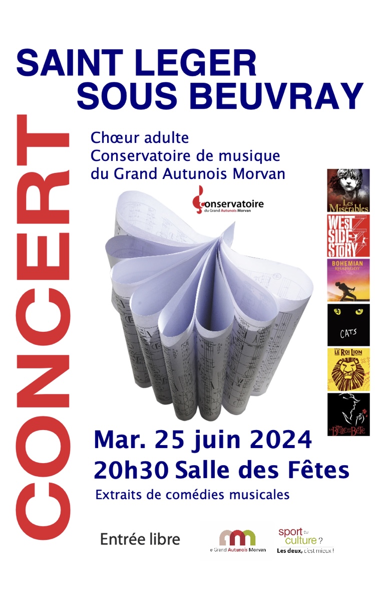 Concert saint leger sous beuvray