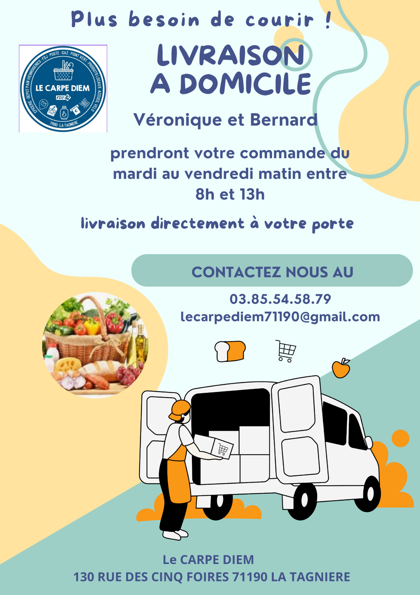 livraison à domicile