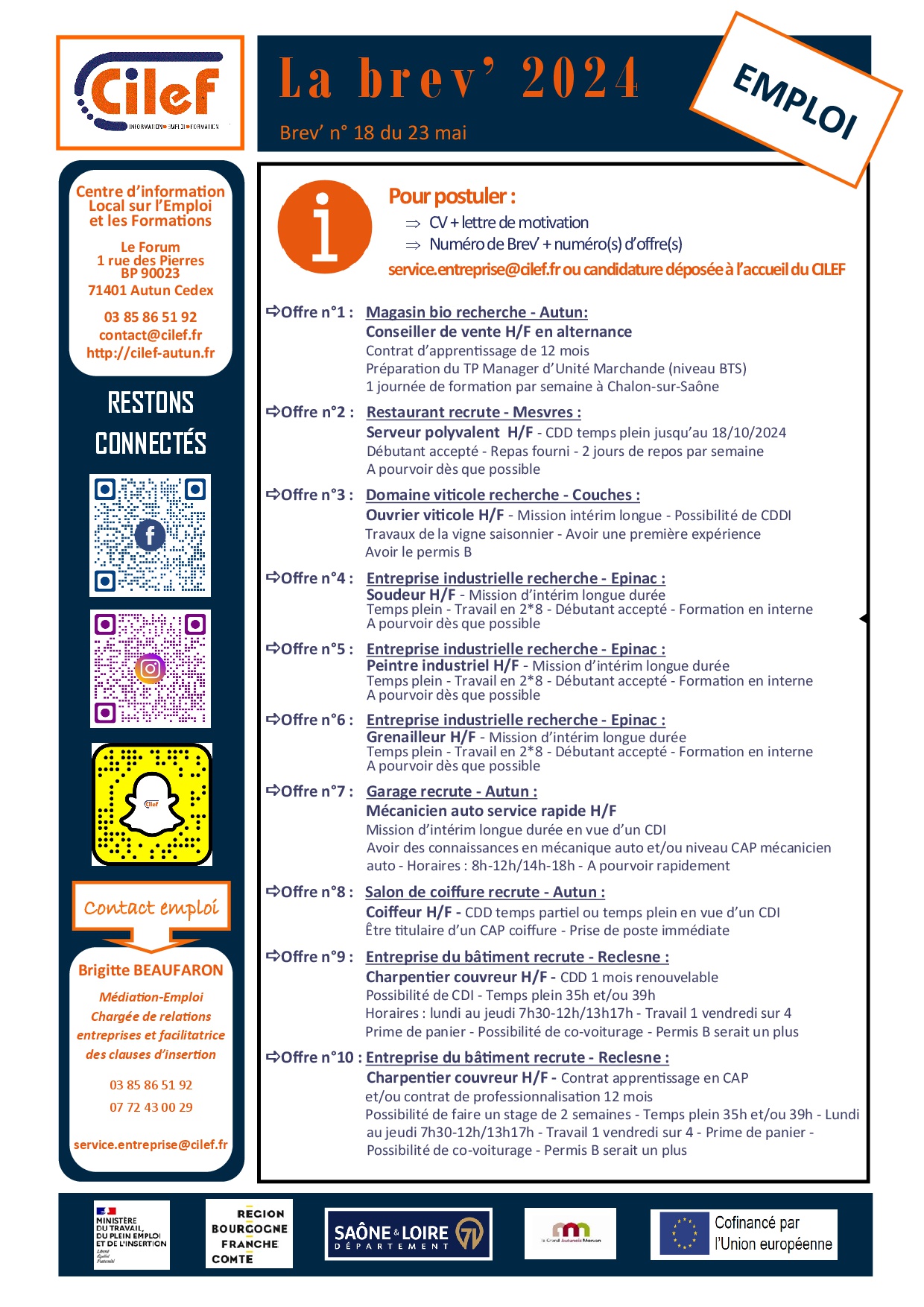 brev'emploi 18