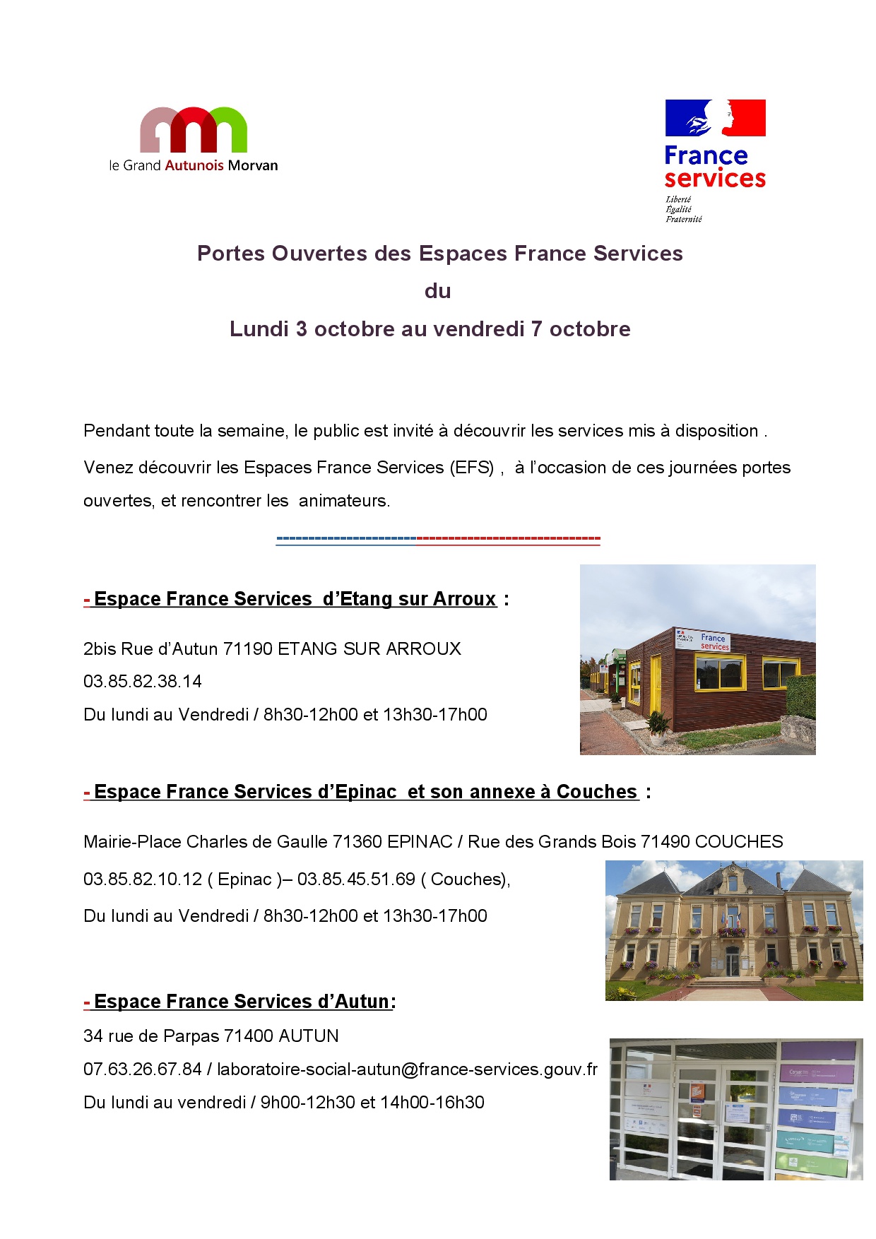 Portes ouvertes des espaces France Services