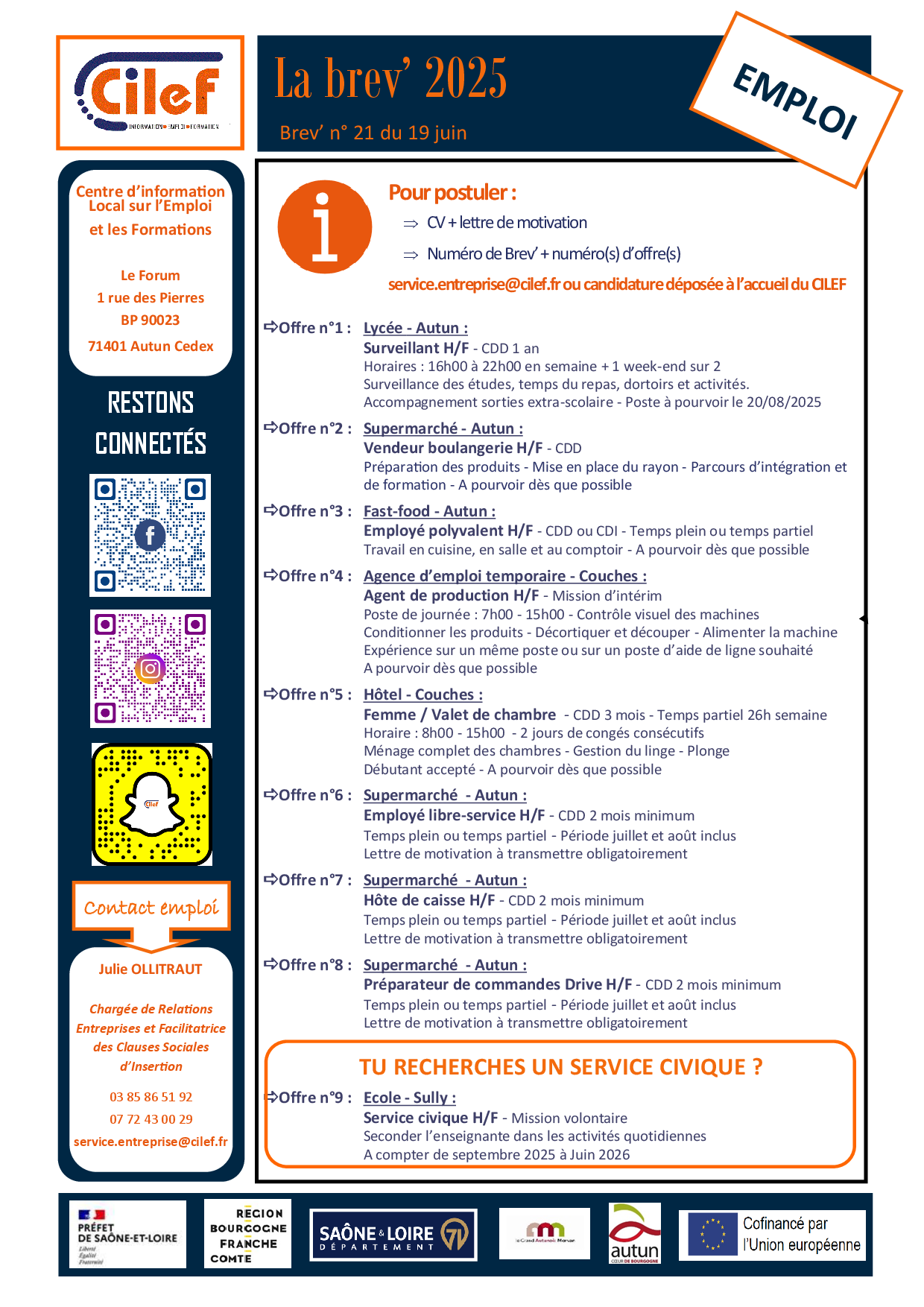 brev'emploi 21